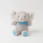 ぞうさんギンガムチェックリボンぬいぐるみ