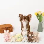 うさぎさんギンガムチェックリボンぬいぐるみ