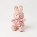 うさぎさんギンガムチェックリボンぬいぐるみ