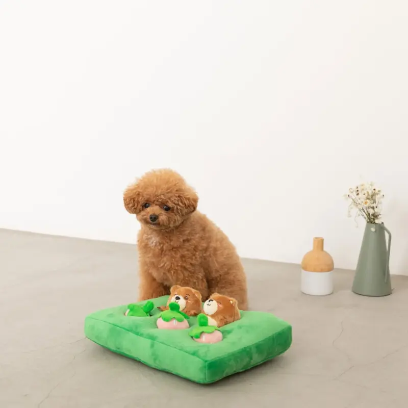 ノーズワークいちごと森の動物のおもちゃ