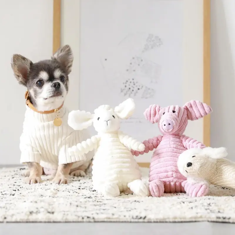 コーデュロイのブタさん