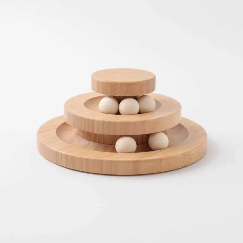 ナチュラルウッドボール回転盤