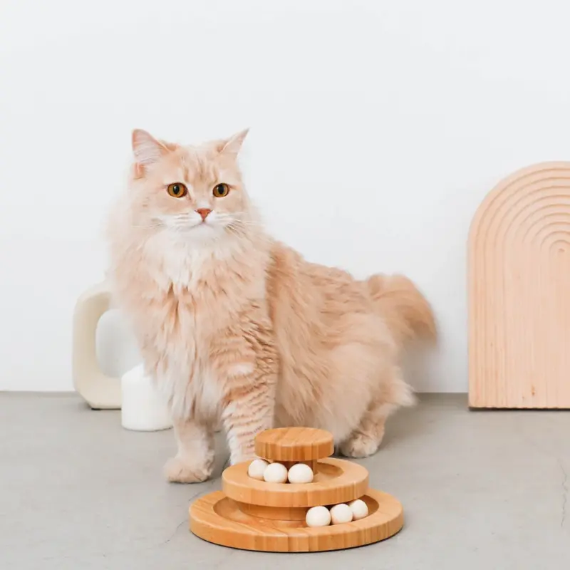 ナチュラルウッドボール回転盤