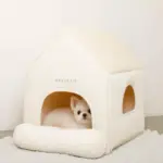 ナチュラル小窓付きコーデュロイペットハウス