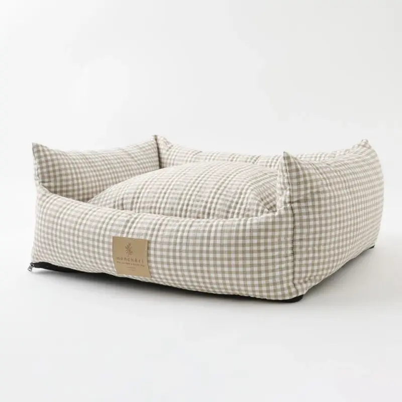 ギンガムチェッククッションベッド