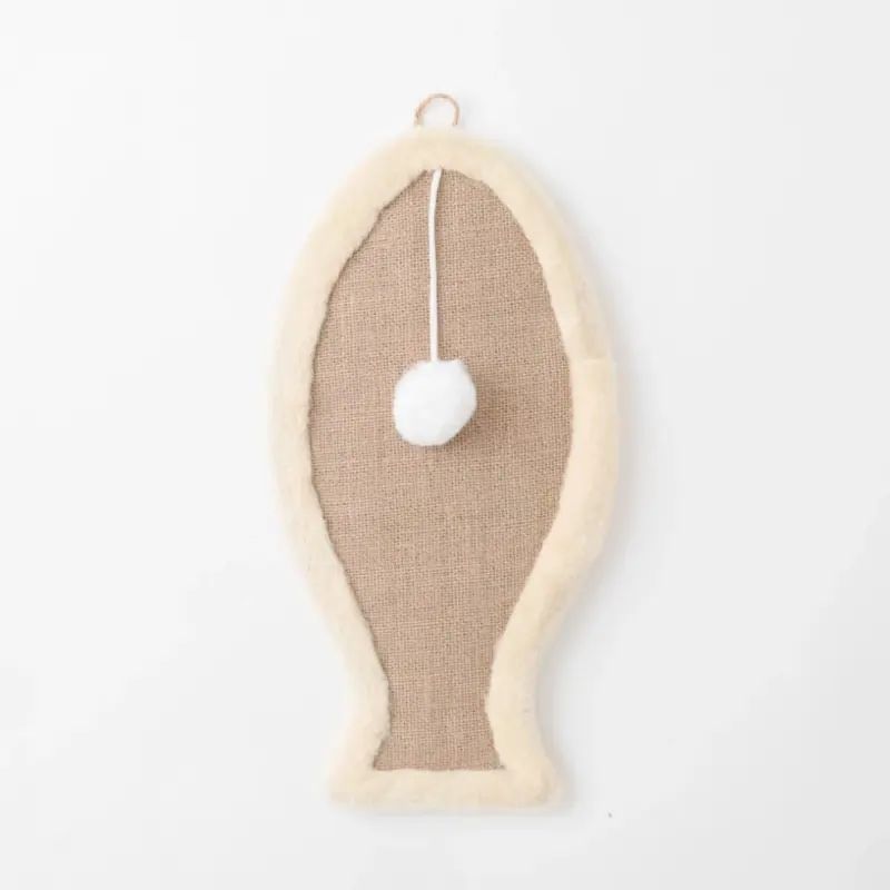 さかな型壁掛け爪とぎマット