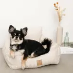 ストライプふんわりドライブペットベッド