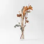 ガラスフラワーベース ゴールド淵