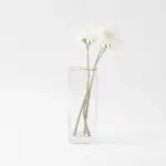 ガラスフラワーベース ゴールド淵