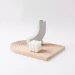 ウッドセミサークルトレイ