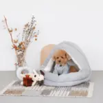 ポンポン付セミクローズドベッド S