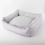 リバーシブルクッションストライプベッド