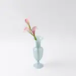 クラシックフラワーベース　ブルー