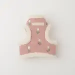 ボアチューリップ刺繍ハーネス+リードSET【名入れ刺繍対応】