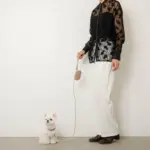 フェイクレザーメッシュMIXカラー＋リードSET