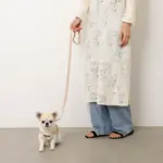 くまさん刺繍ボアハーネス+リードSET【名入れ刺繍対応】