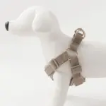 撥水バイカラーハーネス+リードSET【名入れ刺繍対応】