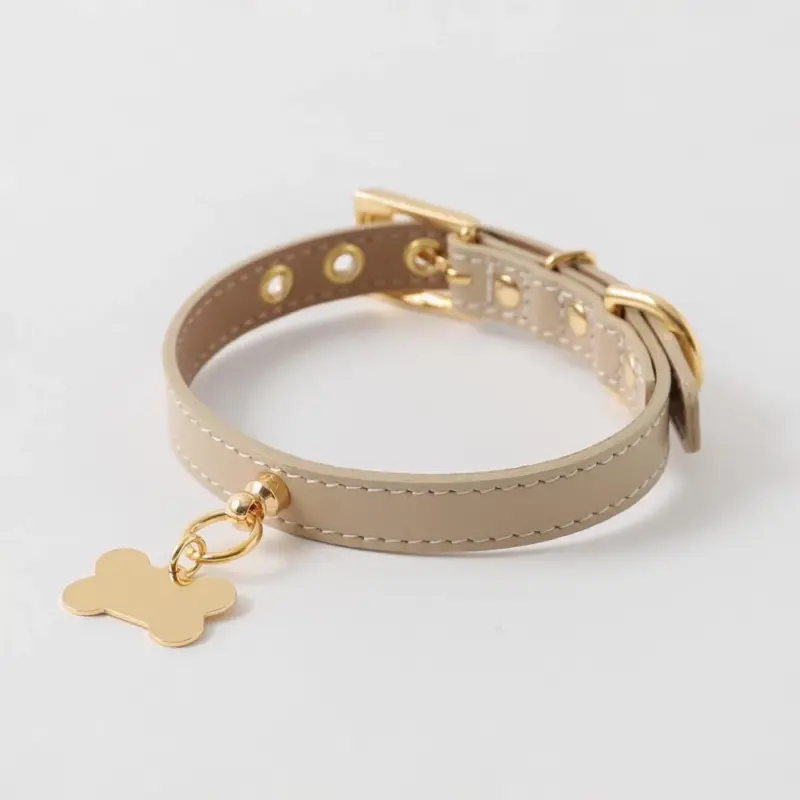 ボーンチャームレザーカラー【名入れ彫刻対応】