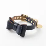 オーストレザーリボンカラー【名入れ彫刻対応】