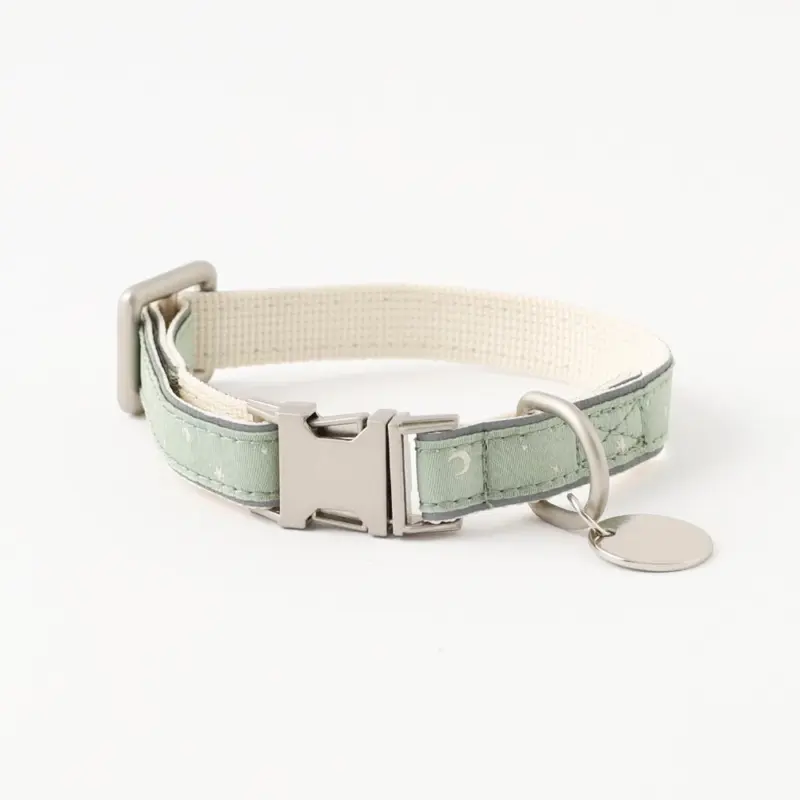 反射ほし柄バックルカラー【名入れ彫刻対応】