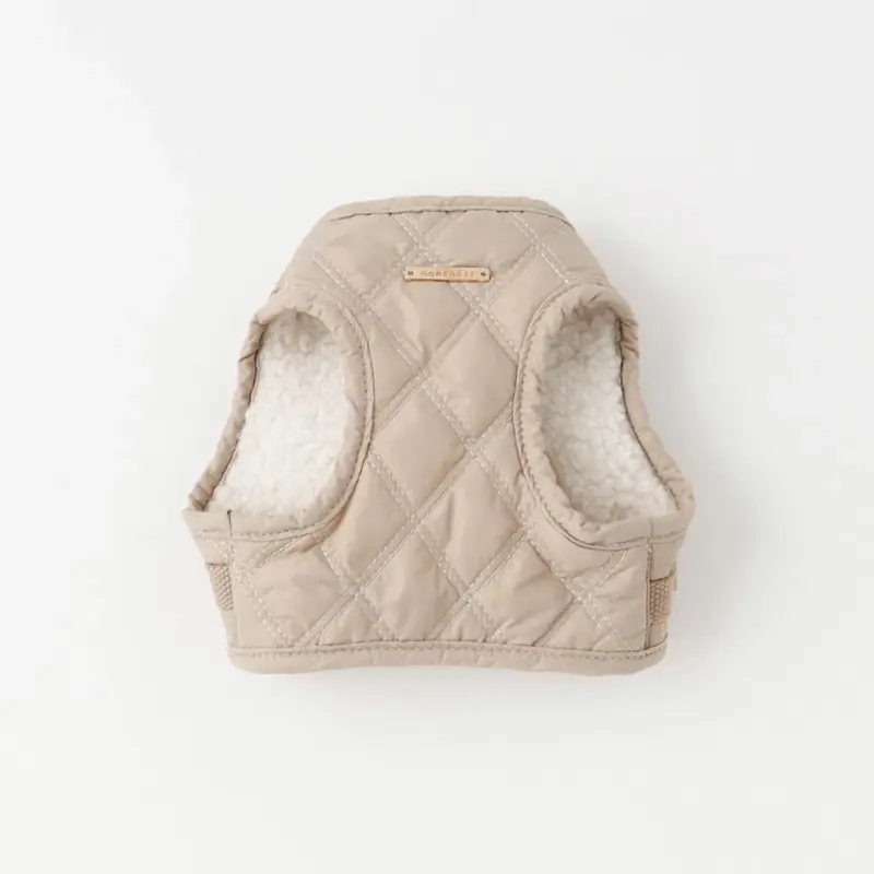 キルティングボアハーネス+リードSET【名入れ刺繍対応】