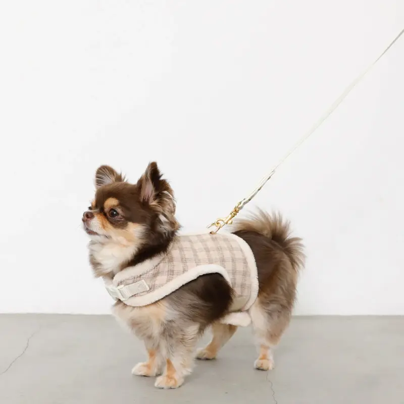 チェック×ファーハーネス