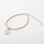 レザークラフトハートネックレス