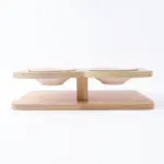 ウッドスタンドカーブダブルフードボウル