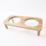 ナチュラルウッドダブルフードボウル