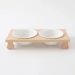 ウッドスタンドダブルフードボウル