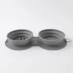 シリコンコンパクトダブルフードボウル